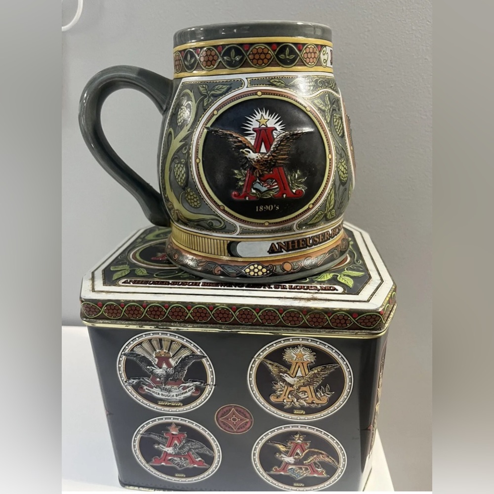 Anheuser-Busch NWT 1993 Historical A & Eagle Series BeerStein Mug 1890 CS218